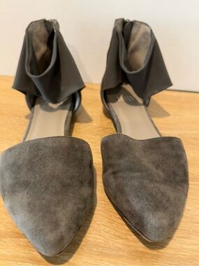 Eileen Fisher Alott d'Orsay Flats Gray